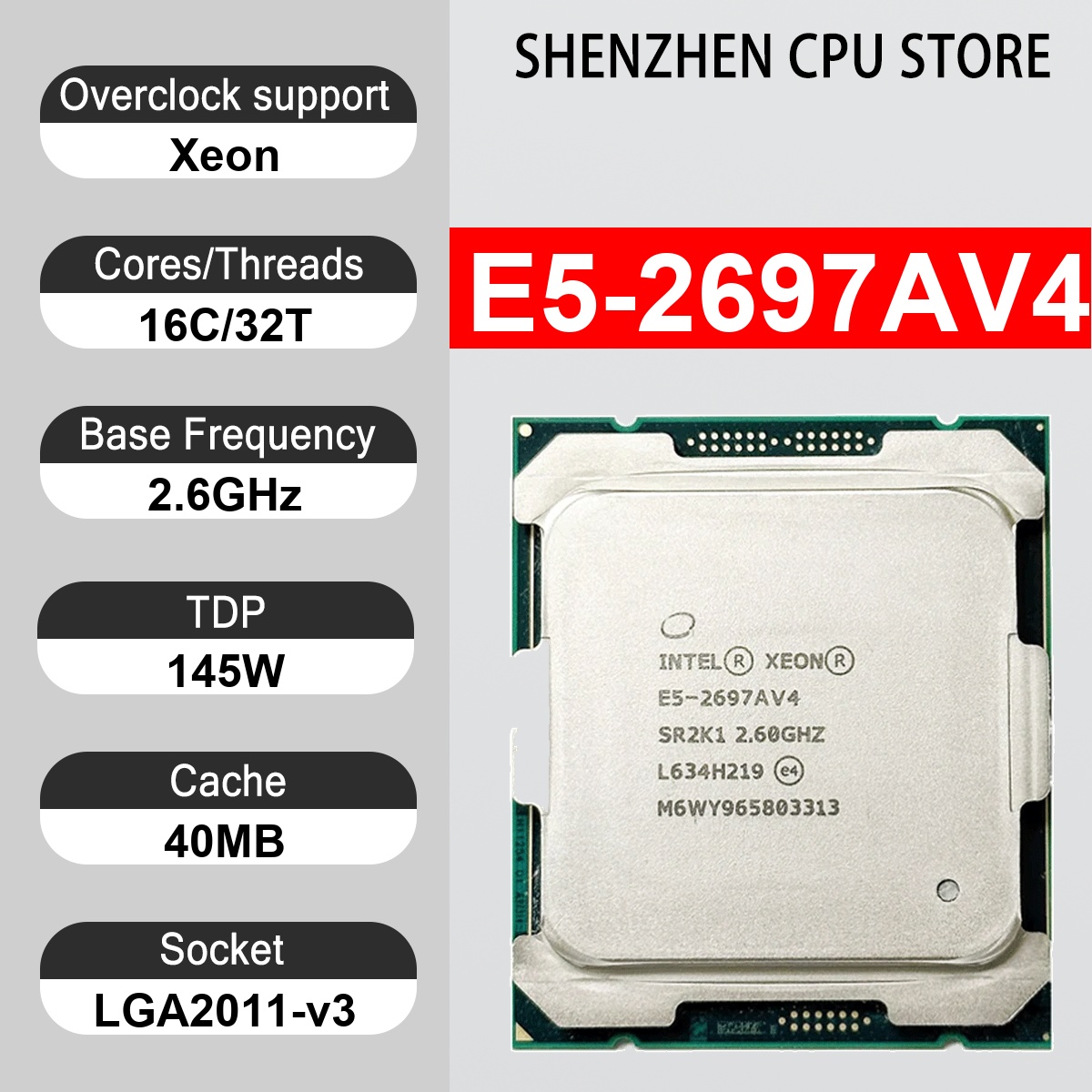 Ddr4 2400Mhz - Intel Xeon E5-2697AV4 16 Core 32