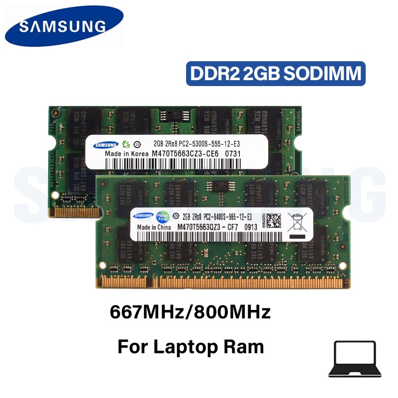 SAMSUNG DDR2 2GB PC2 5300S 640 - Ddr2 Ram recension och pris